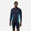 Speedo - Áo Rashguard Nam Long Sleeve Hyperboom Splice Zip Rash Guard