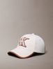 Calvin Klein - Nón Lưỡi Trai Nữ UV Twill Bouclé Logo Adjustable Cap