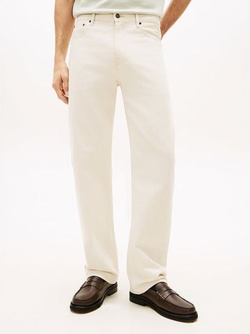 Tommy Hilfiger - Quần Jean Dài Nam Washed Relaxed White Jeans