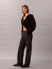 Calvin Klein - Quần Jean Dài Nữ Allover Monogram Mid Rise Straight Jeans
