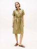 Tommy Hilfiger - Đầm Nữ Linen Short Sleeve Midi Shirt Dress