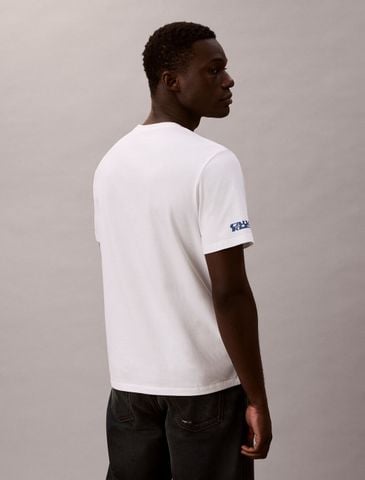 Calvin Klein - Áo Thun Tay Ngắn Nam Racer Stripe Graphic Tee