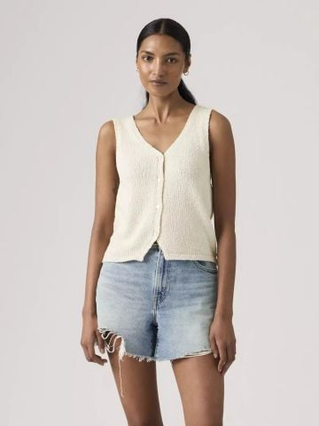 Levi's - Áo Vest Không Tay Nữ Helen Mini Boucle Vest