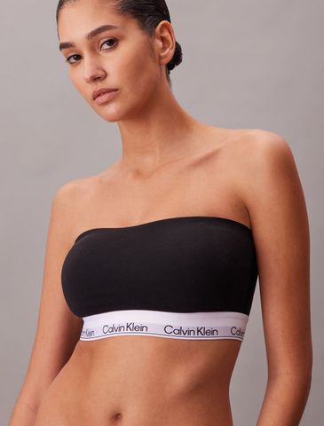 Calvin Klein - Áo Ngực Nữ Icon Cotton Modal Lightly Lined Bandeau Bra - 2