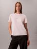 Calvin Klein - Áo thun thời trang nữ Glossy Metallic Logo T-shirt