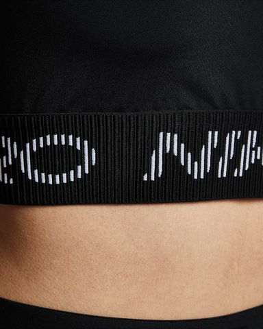 Nike - Áo tay ngắn thể thao Nữ Nike Pro Women's Dri-FIT Short-Sleeve Cropped Graphic Top