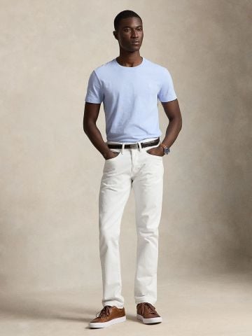Ralph Lauren - Áo Thun Tay Ngắn Nam Custom Slim Fit Jersey Crewneck T-Shirt