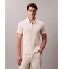 Calvin Klein - Áo polo tay ngắn nam Allover Emblem Logo Jacquard Polo Shirt