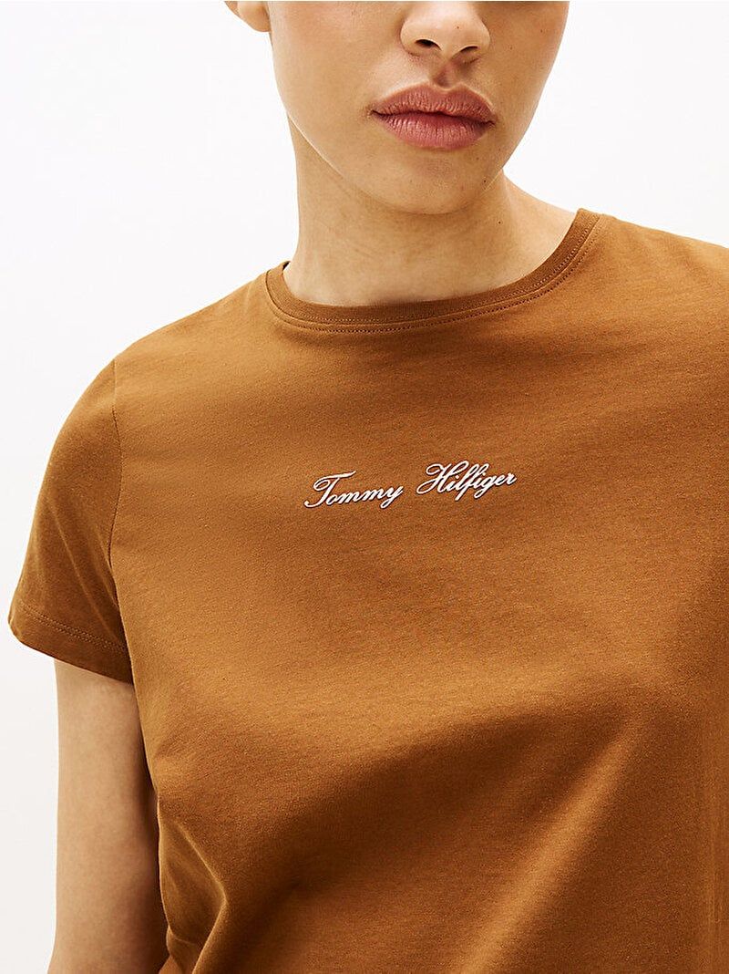 Tommy Hilfiger - Áo thun tay ngắn nữ kadın classic regular t-shirt