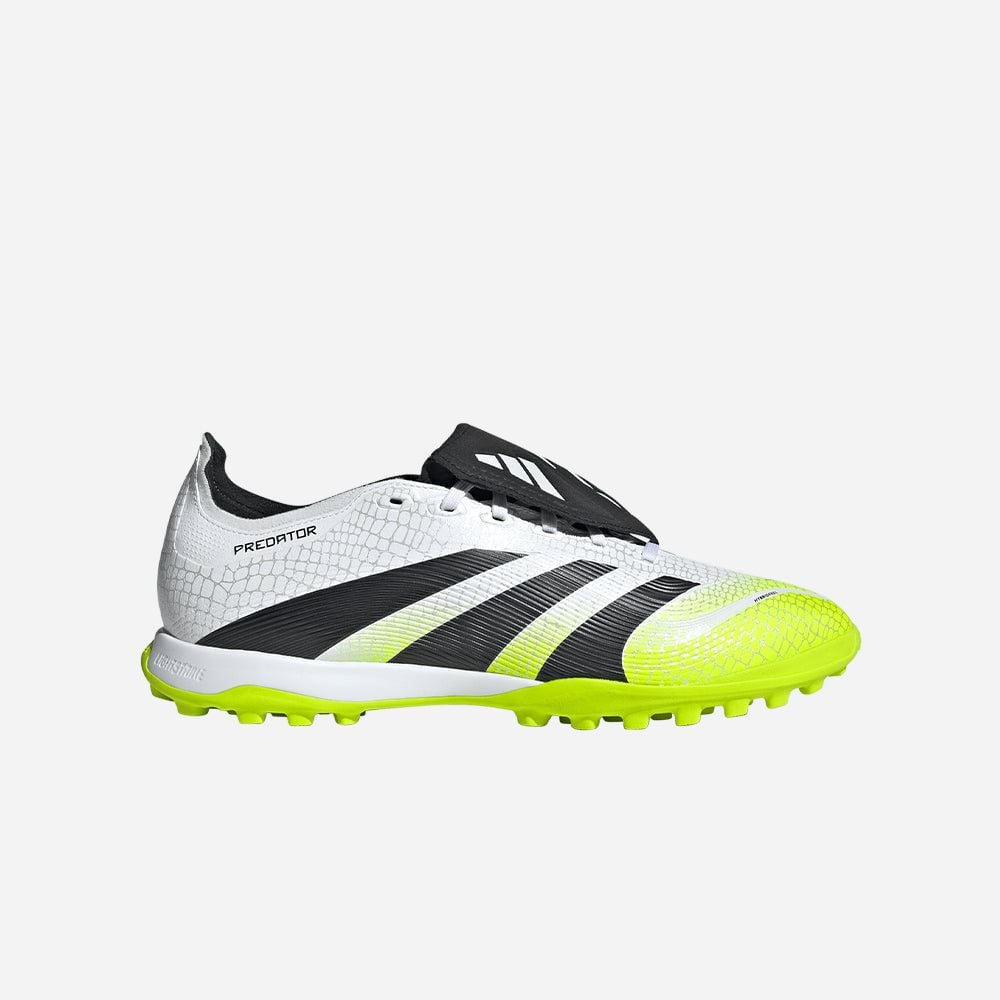adidas - Giày đá banh Nam Men's Adidas Predator League Fold-Over Tongue Turf Boots - White