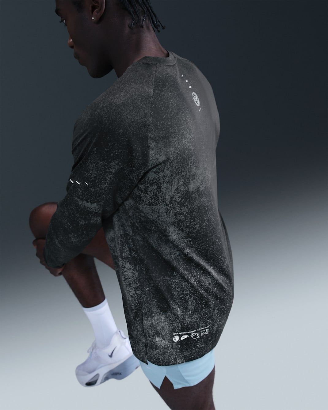 Nike - Áo tay dài thể thao Nam Stride Men's Dri-FIT ADV Long-Sleeve Running Top with Reflective Accents