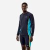 Speedo - Áo Rashguard Nam Long Sleeve Hyperboom Splice Zip Rash Guard