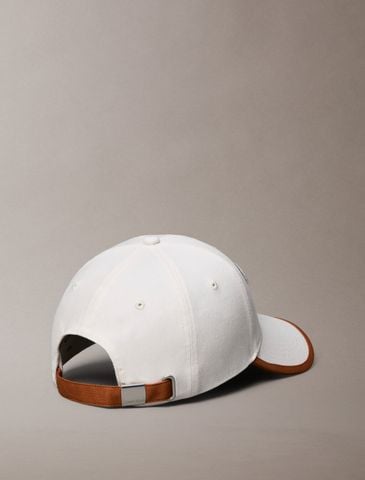 Calvin Klein - Nón Lưỡi Trai Nữ UV Twill Bouclé Logo Adjustable Cap