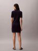 Calvin Klein - Đầm Polo Nữ Micro Cable Knit Polo Mini Dress
