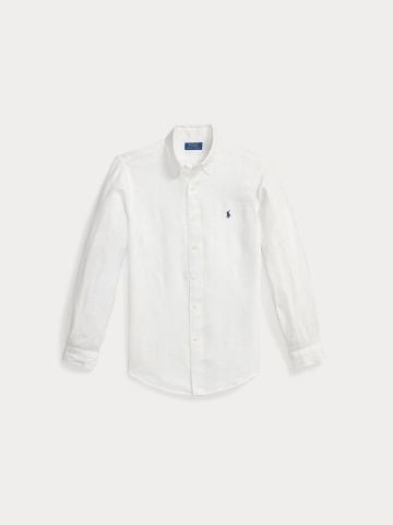 Ralph Lauren - Áo Sơ Mi Tay Dài Nam Custom Fit Linen Shirt