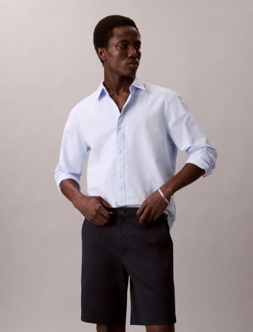 Calvin Klein - Quần Kaki Ngắn Nam Slim Refined Stretch Chino Short