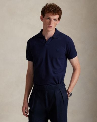 Ralph Lauren - Áo Polo Nam Custom Slim-Fit Stretch Piqué Polo