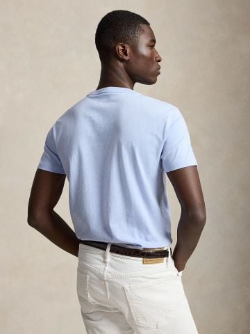 Ralph Lauren - Áo Thun Tay Ngắn Nam Custom Slim Fit Jersey Crewneck T-Shirt