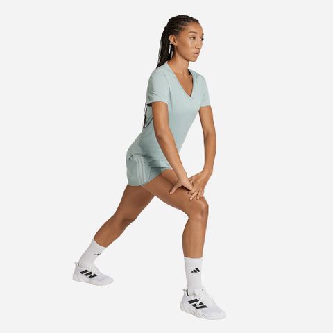 Adidas - Áo Thun Tay Ngắn Tập Luyện Nữ Women Minimal V-Neck Tee