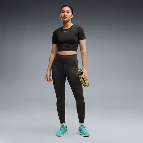 Puma - Áo Thun Tập Luyện Nữ X Hyrox Pwrmode Crop