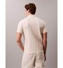 Calvin Klein - Áo polo tay ngắn nam Allover Emblem Logo Jacquard Polo Shirt