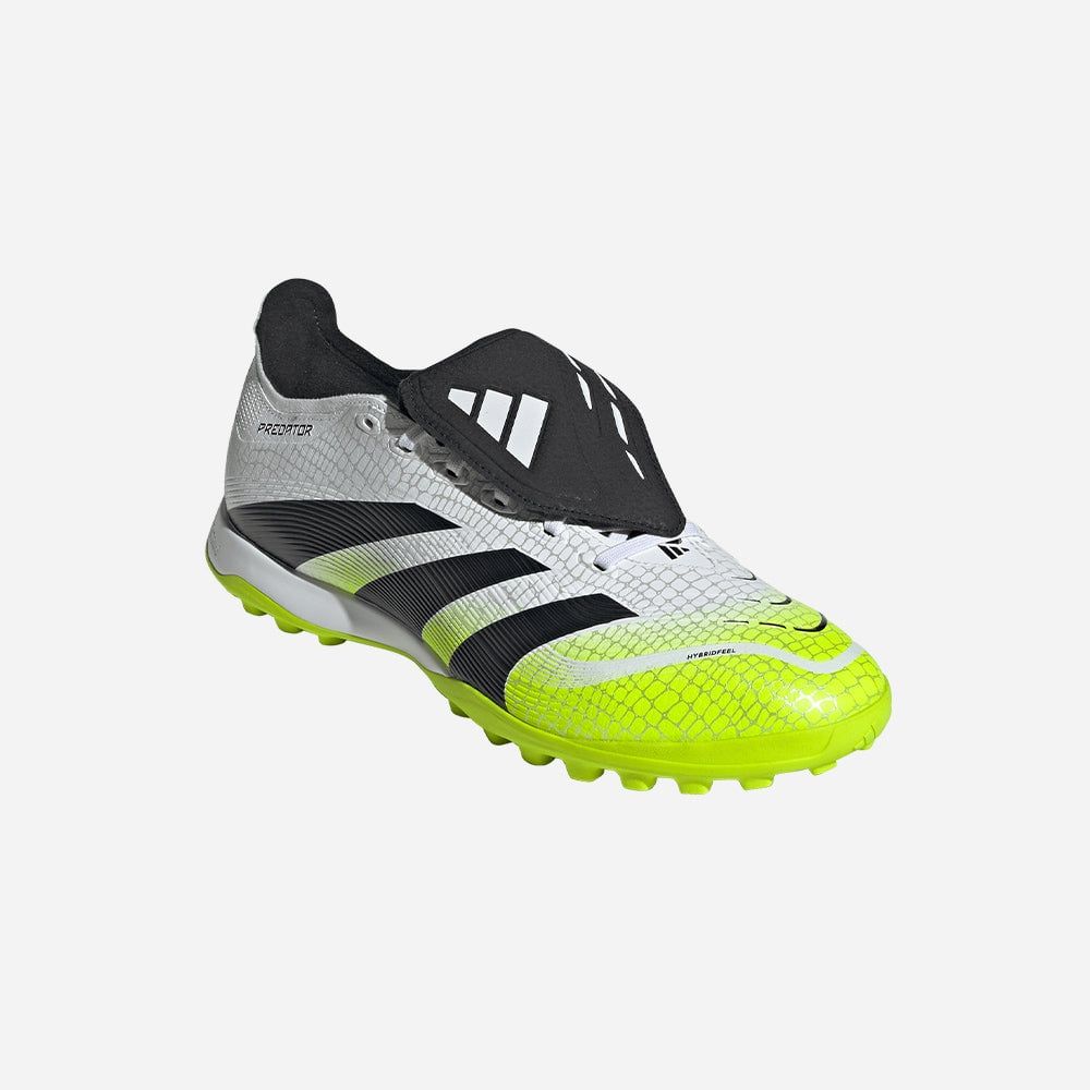 adidas - Giày đá banh Nam Men's Adidas Predator League Fold-Over Tongue Turf Boots - White