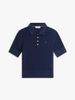 Tommy Hilfiger - Áo nỉ dệt kim Nữ Pointelle Short Sleeve Polo Sweater