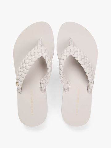 Tommy Hilfiger - Dép xỏ ngón nữ Braided Strap Wedge Flip-Flops - 3