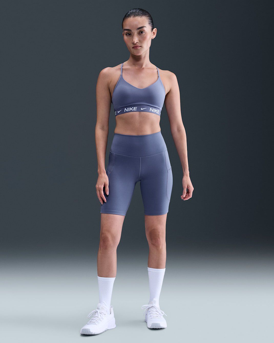 Nike - Áo ngực thể thao Nữ Indy Light-Support Women's Padded Adjustable Sports Bra