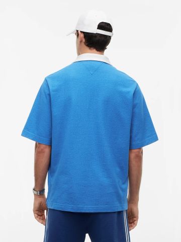 Tommy Hilfiger - Áo Thun Có Cổ Nam Relaxed Fit Logo Label Jersey Polo Shirt