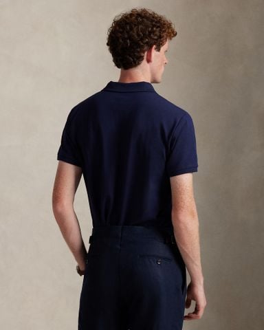 Ralph Lauren - Áo Polo Nam Custom Slim-Fit Stretch Piqué Polo