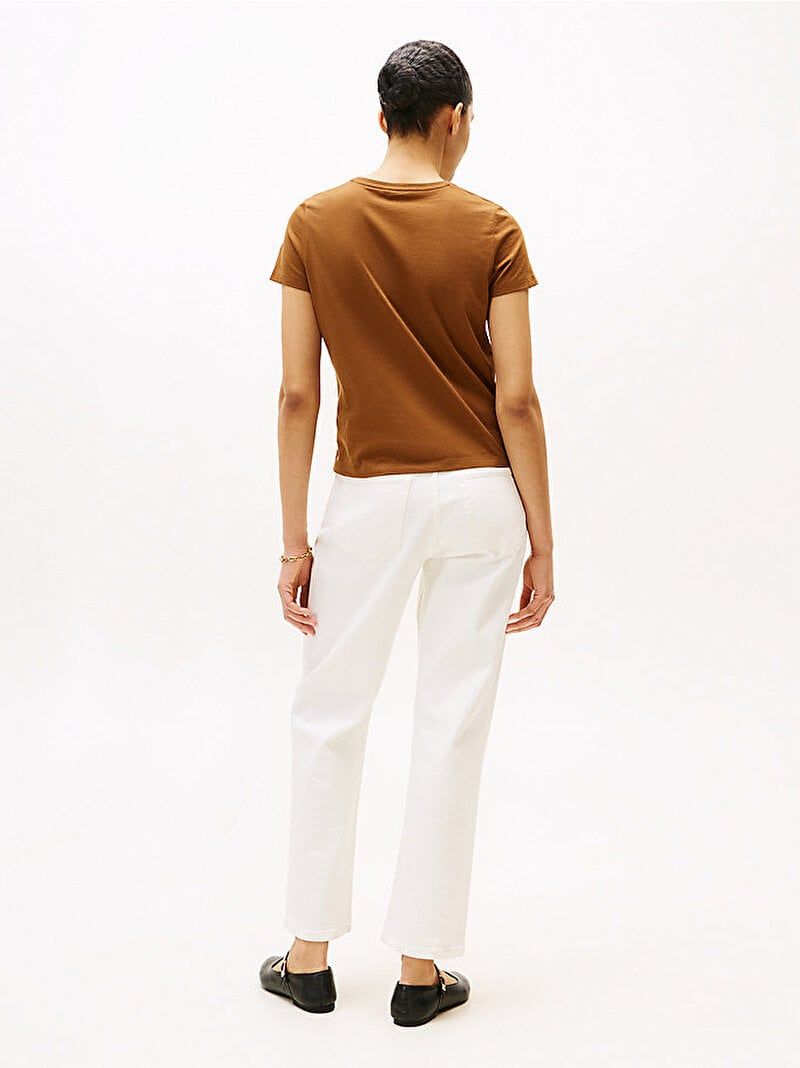 Tommy Hilfiger - Áo thun tay ngắn nữ kadın classic regular t-shirt