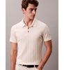 Calvin Klein - Áo polo tay ngắn nam Allover Emblem Logo Jacquard Polo Shirt