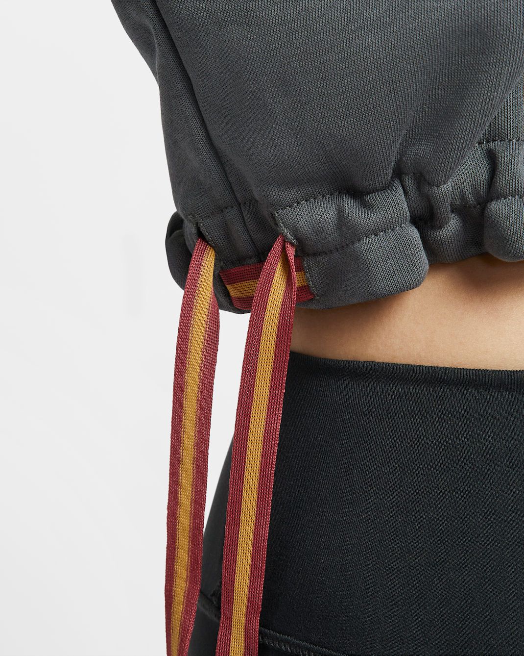 Nike - Áo tay ngắn thể thao Nữ Phoenix Fleece Women's Short-Sleeve Cropped French Terry Top