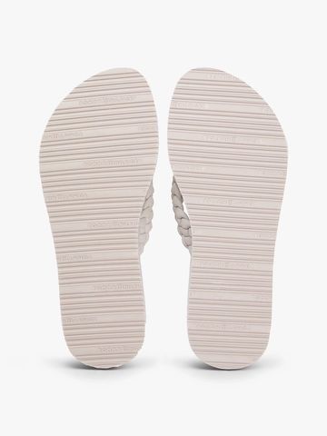Tommy Hilfiger - Dép xỏ ngón nữ Braided Strap Wedge Flip-Flops