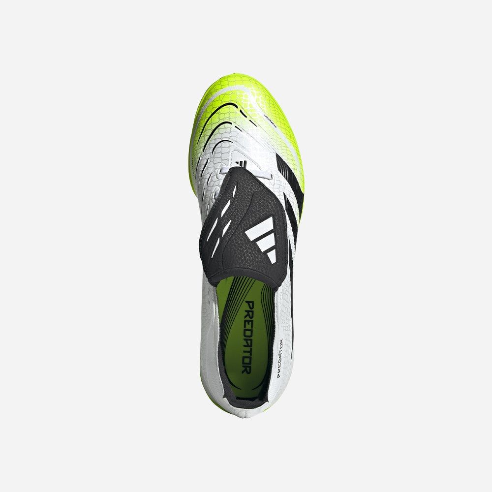 adidas - Giày đá banh Nam Men's Adidas Predator League Fold-Over Tongue Turf Boots - White