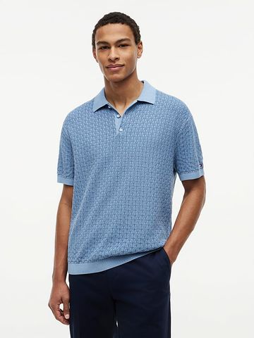 Tommy Hilfiger - Áo Thun Có Cổ Nam Washed Structured Polo Shirt