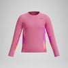 Speedo - Áo Bơi Chống Nắng Bé Gái Long Girls Printed Long Sleeve Rashguard Pink