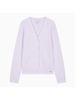 Calvin Klein - Áo Cardigan Nữ Long Sleeve Woven Label Cable Cardigan