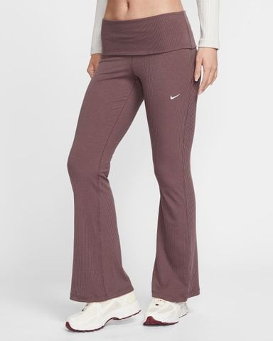 Nike - Quần Dài Thể Thao Nữ Sportswear Chill Knit Mid-Rise Tight Ribbed Pants