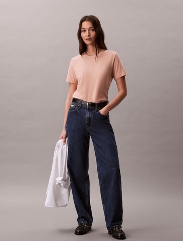 Calvin Klein - Áo Thun Nữ Archive Jersey Crewneck Tee