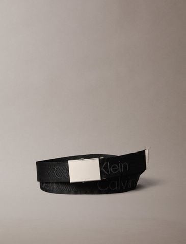 Calvin Klein - Thắt Lưng Nam Logo Jacquard Plaque Buckle Belt