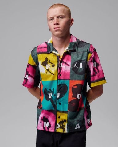 Nike - Áo Tay Ngắn Thể Thao Nam Jordan Brooklyn Men's Graphic Shirt