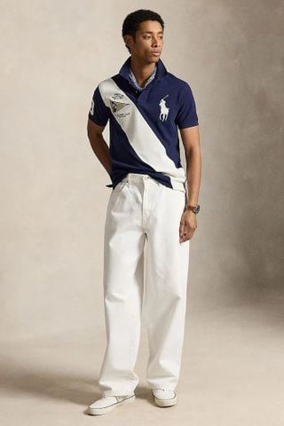 Ralph Lauren - Áo Polo Nam Custom Slim Fit Big Pony Mesh Polo Shirt