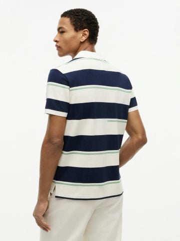 Tommy Hilfiger - Áo Thun Có Cổ Nam Regular Fit Pique Stripe Polo Shirt - 2