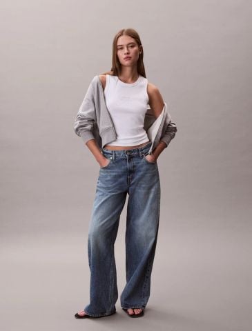 Calvin Klein - Áo Thun Ba Lỗ Nữ CK Graphic Rib Tank Top - 4