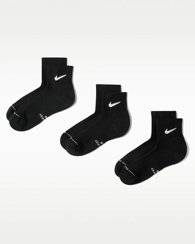 Nike - Bộ ba đôi Vớ Unisex Nike Everyday Elevated Ankle Socks (3 Pairs)