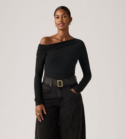 Levi's - Áo Thun Tay Dài Nữ Clara Off Shoulder Long-Sleeve Top
