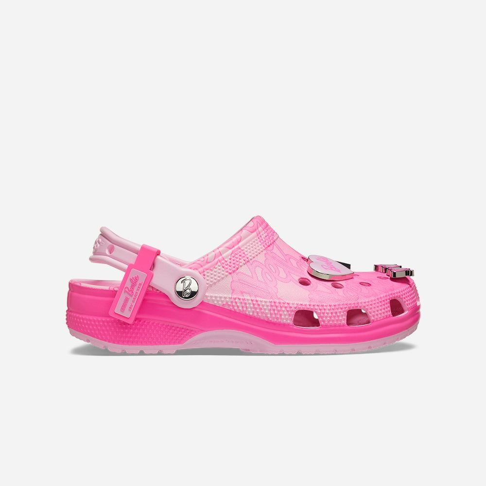 Crocs - Xăng đan nam nữ Mattel Pink Barbie Classic Clog Clog Multi Lifestyle