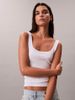 Calvin Klein - Áo ba lỗ nữ Monologo Rib Scoop Neck Tank Top
